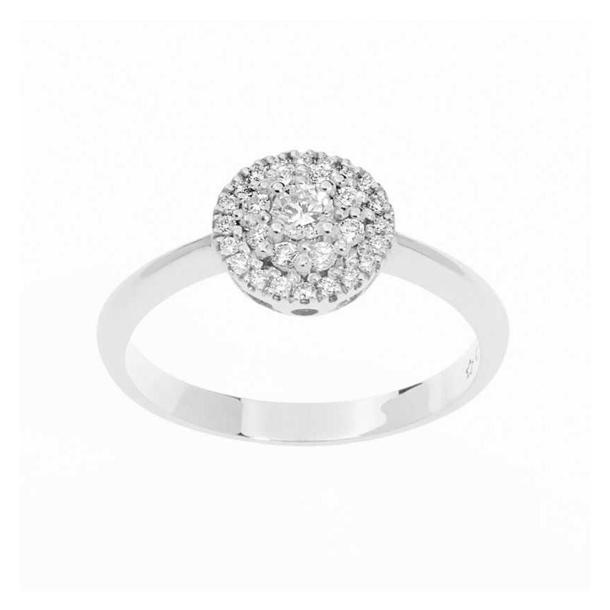 ANELLI COMETE MOD. ANB2581 elegant diamond-encrusted ring with shimmering stones and sleek band design