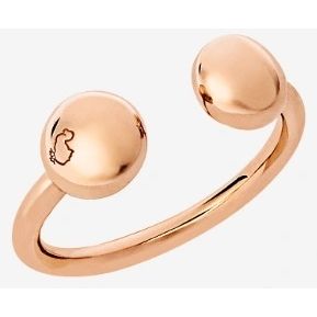 Close-up of ANELLI DODO MOD. DAC0013PEPIT0009R52 rose gold ring with minimalist design.