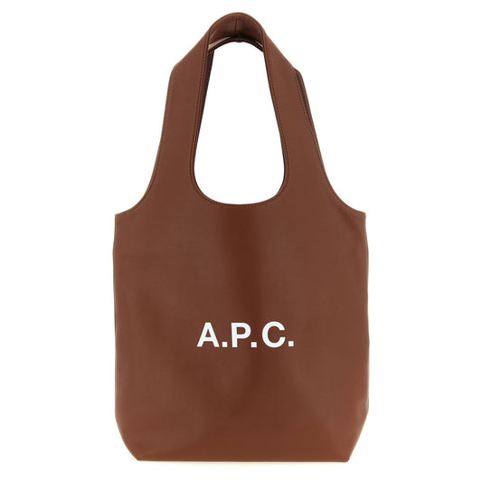 A.P.C. Brown Polyester Handbag