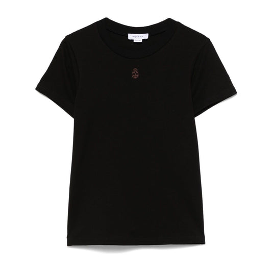 Alexander McQueen T-shirts and Polos Black Topwear
