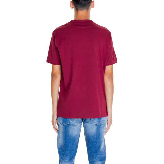 Armani Exchange Bordeaux Cotton T-Shirt AR-2786600129-IT52 | XL