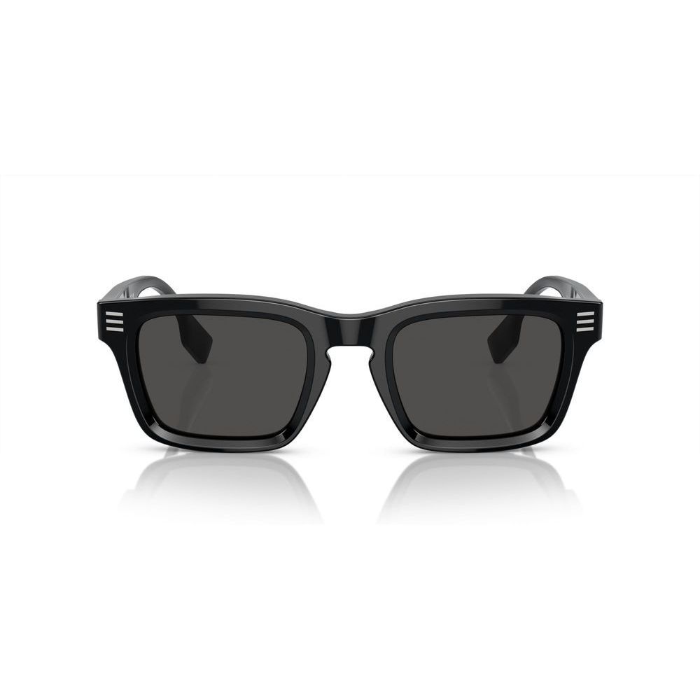 Alt Tag: BURBERRY MOD. BE 4403 acetate sunglasses for gents, front view in black.
