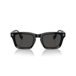Alt Tag: BURBERRY MOD. BE 4403 acetate sunglasses for gents, front view in black.