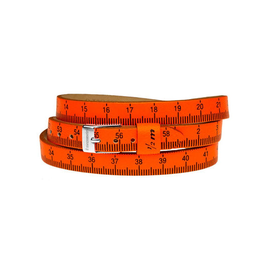 Il MEZZOMETRO Mod. FLUO - Bracciale in pelle/leather bracelet-0
