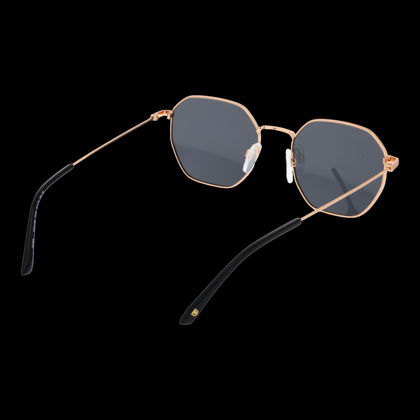 BULGET MOD. BG3318M 5304AP gent sunglasses with gold frames and black temples, stylish eyewear for men.