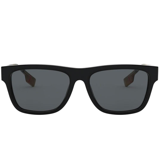 BURBERRY MOD. B LOGO BE 4293 acetate sunglasses for gent, featuring stylish design and crafted with sleek black frames.