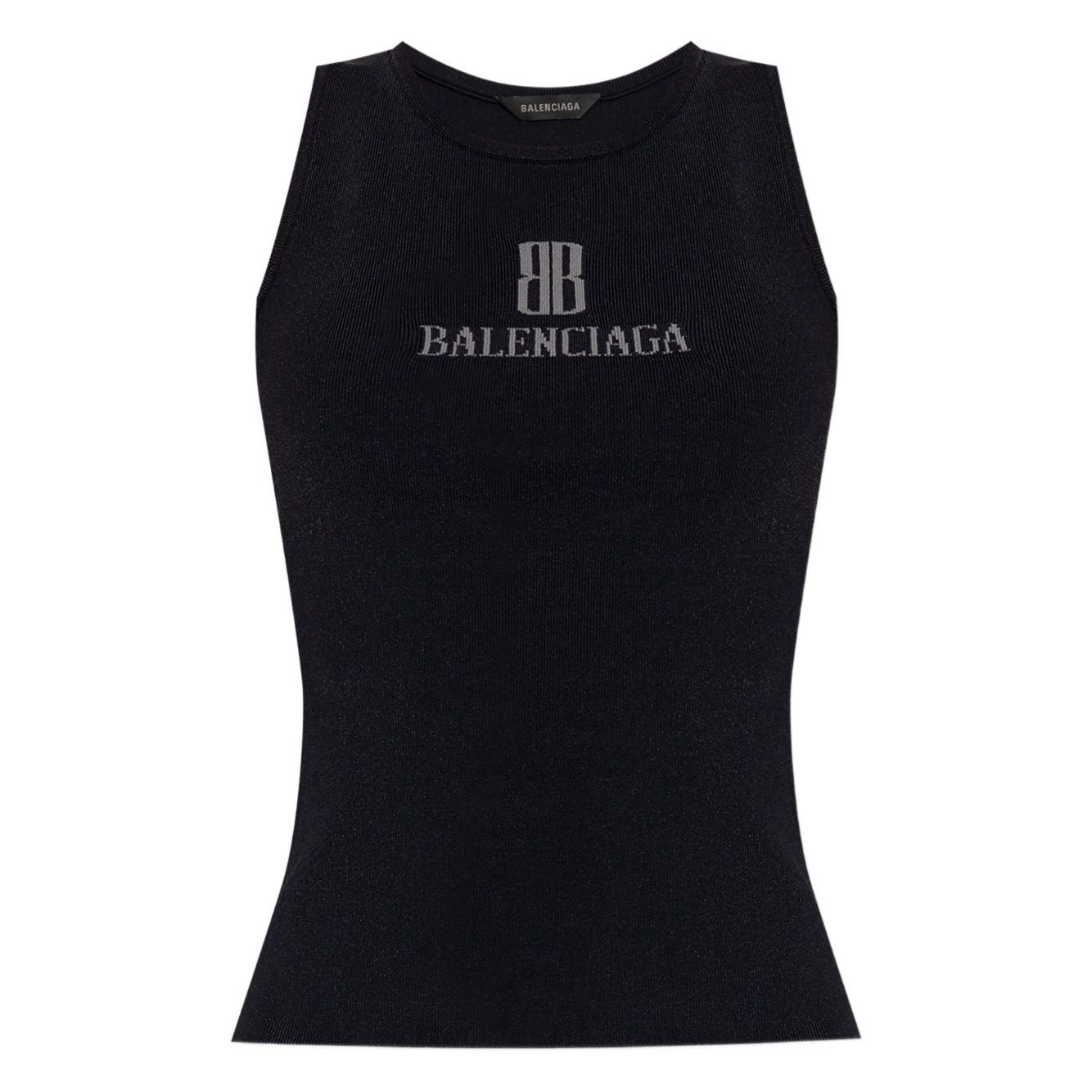 Balenciaga Top Black Topwear