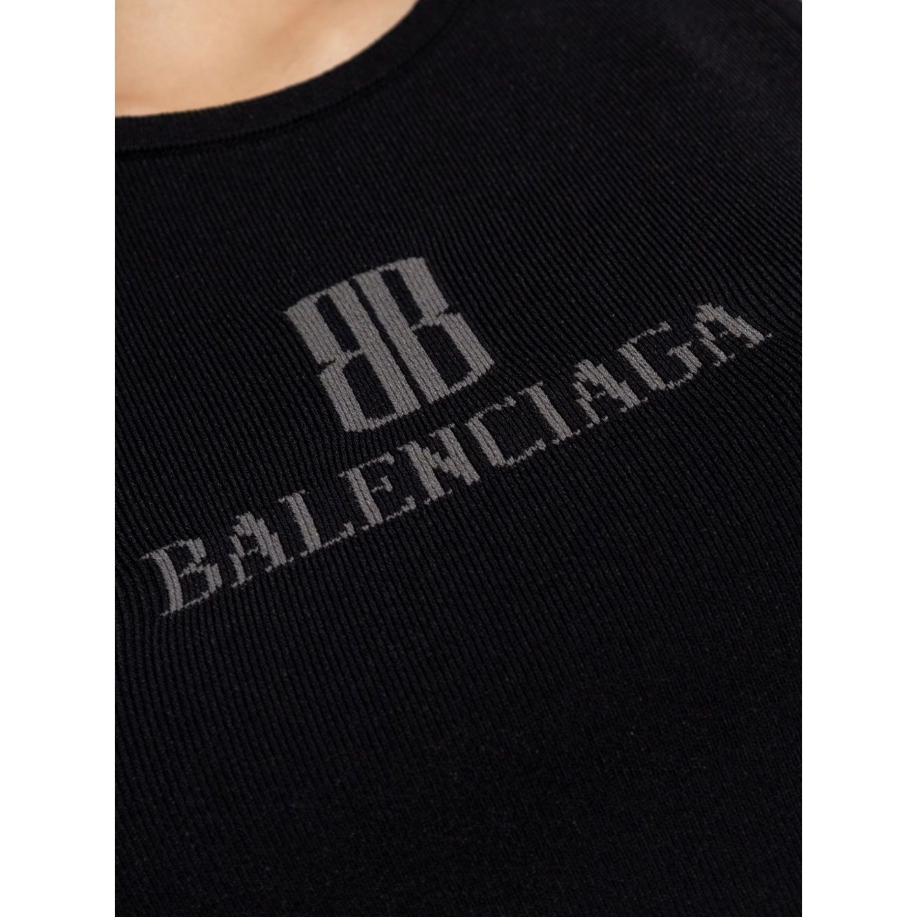 Balenciaga Top Black Topwear