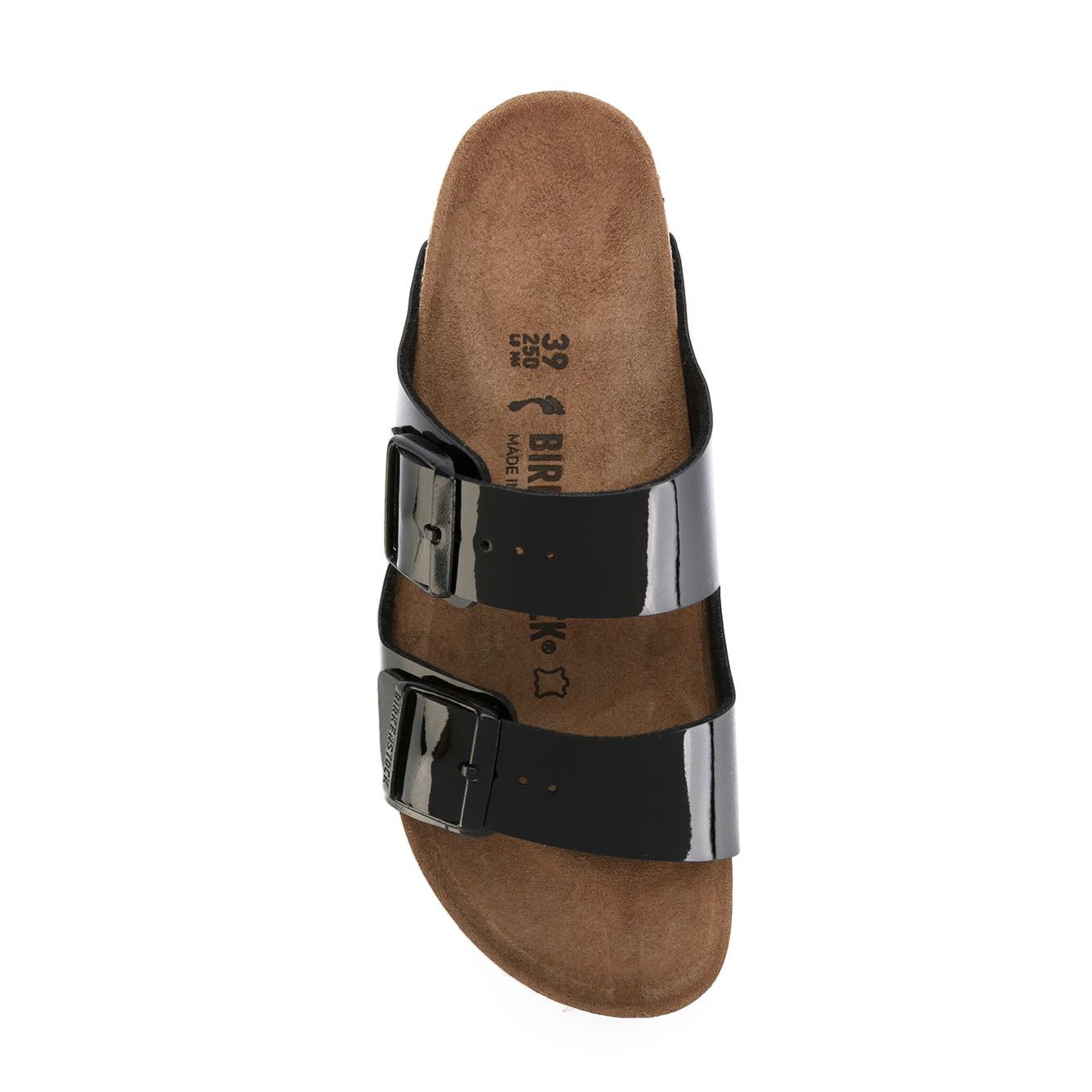 Birkenstock Arizona patent sandals