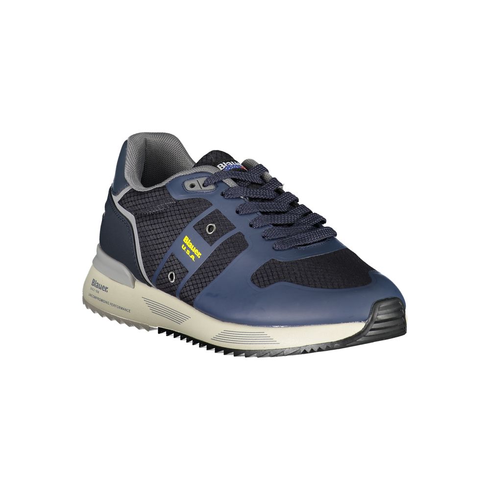 Blauer Dapper Blue Sneakers with Contrast Detailing, featuring lace-up design and durable materials for an active lifestyle.