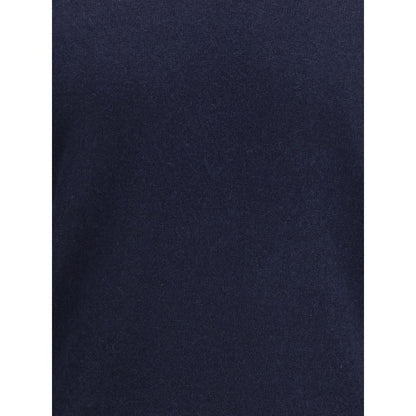 Brioni Blue Cashmere Cashmere Sweater
