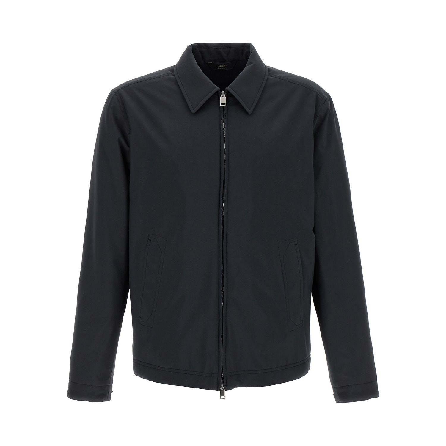 Brioni Blue Polyester Shell Jacket