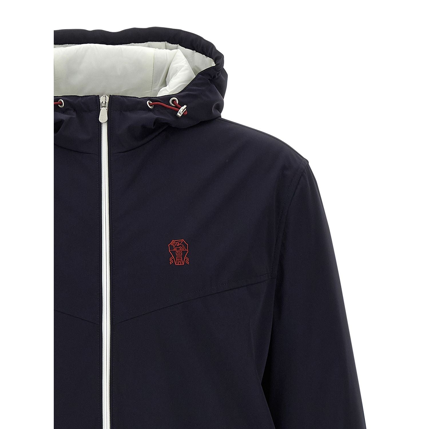 Brunello Cucinelli Blue Polyamide Shell Jacket