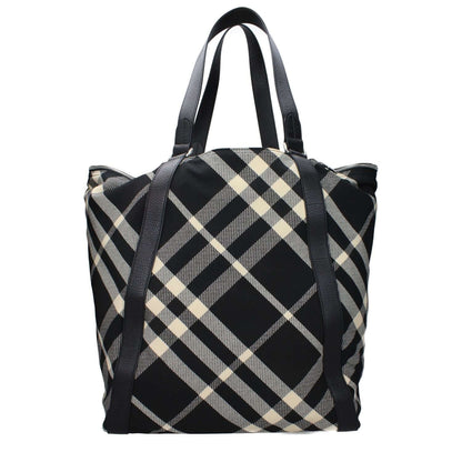 Burberry Black Fabric Shoulder Bag