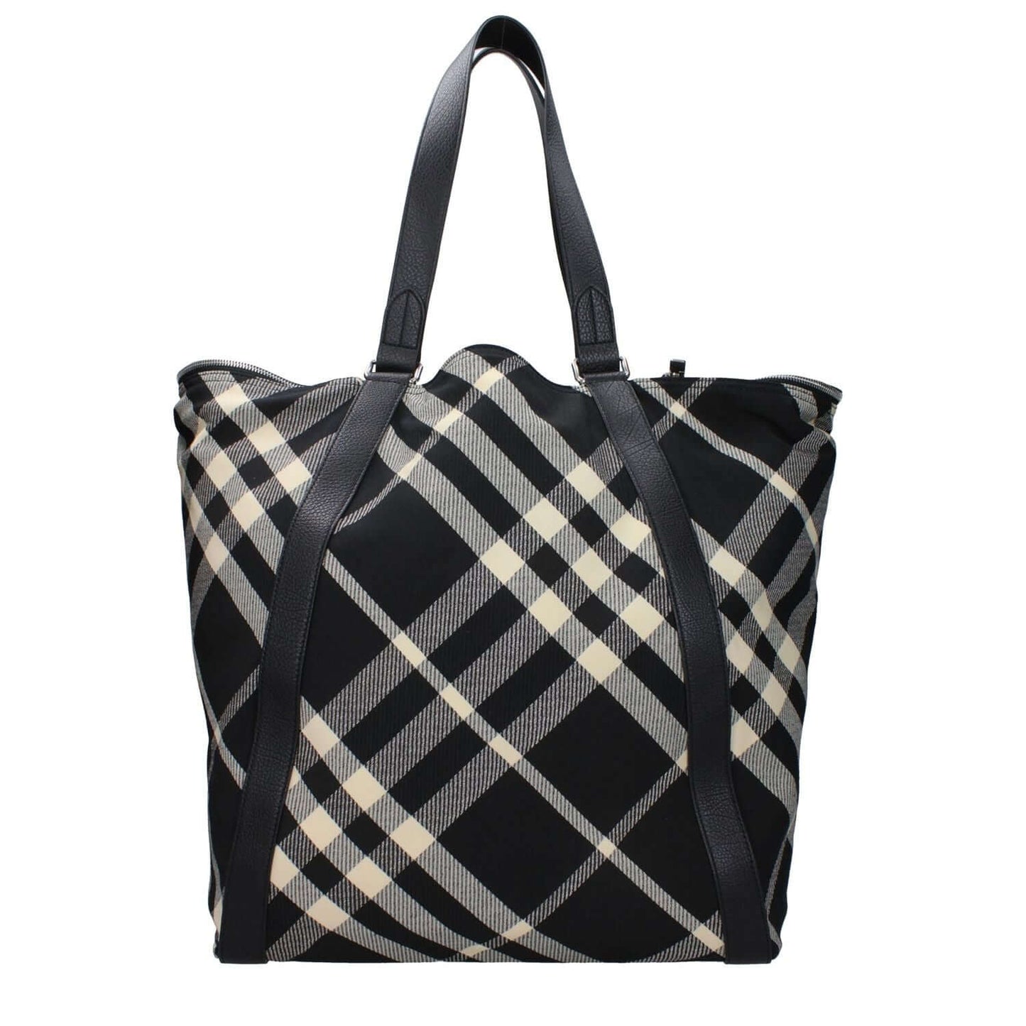 Burberry Black Fabric Shoulder Bag