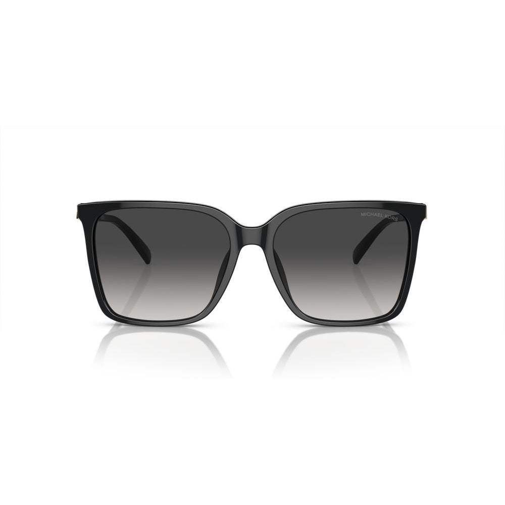 MICHAEL KORS MOD. CANBERRA MK 2197U sunglasses for women, black acetate frame with gradient lenses, fashionable eyewear.
