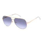 CARRERA MOD. CARRERA 3005_S lady's metal sunglasses with blue gradient lenses and gold frames.