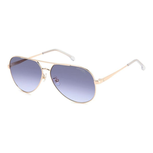 CARRERA MOD. CARRERA 3005_S lady's metal sunglasses with blue gradient lenses and gold frames.