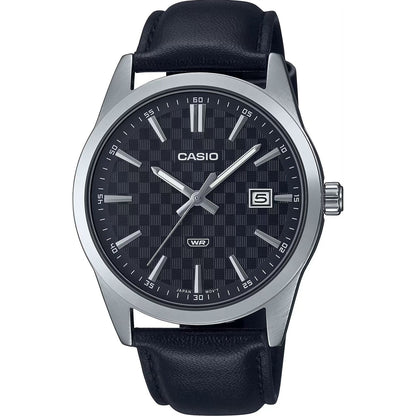 CASIO COLLECTION Mod. DATE - CARBON LOOK - SILVER & BLACK