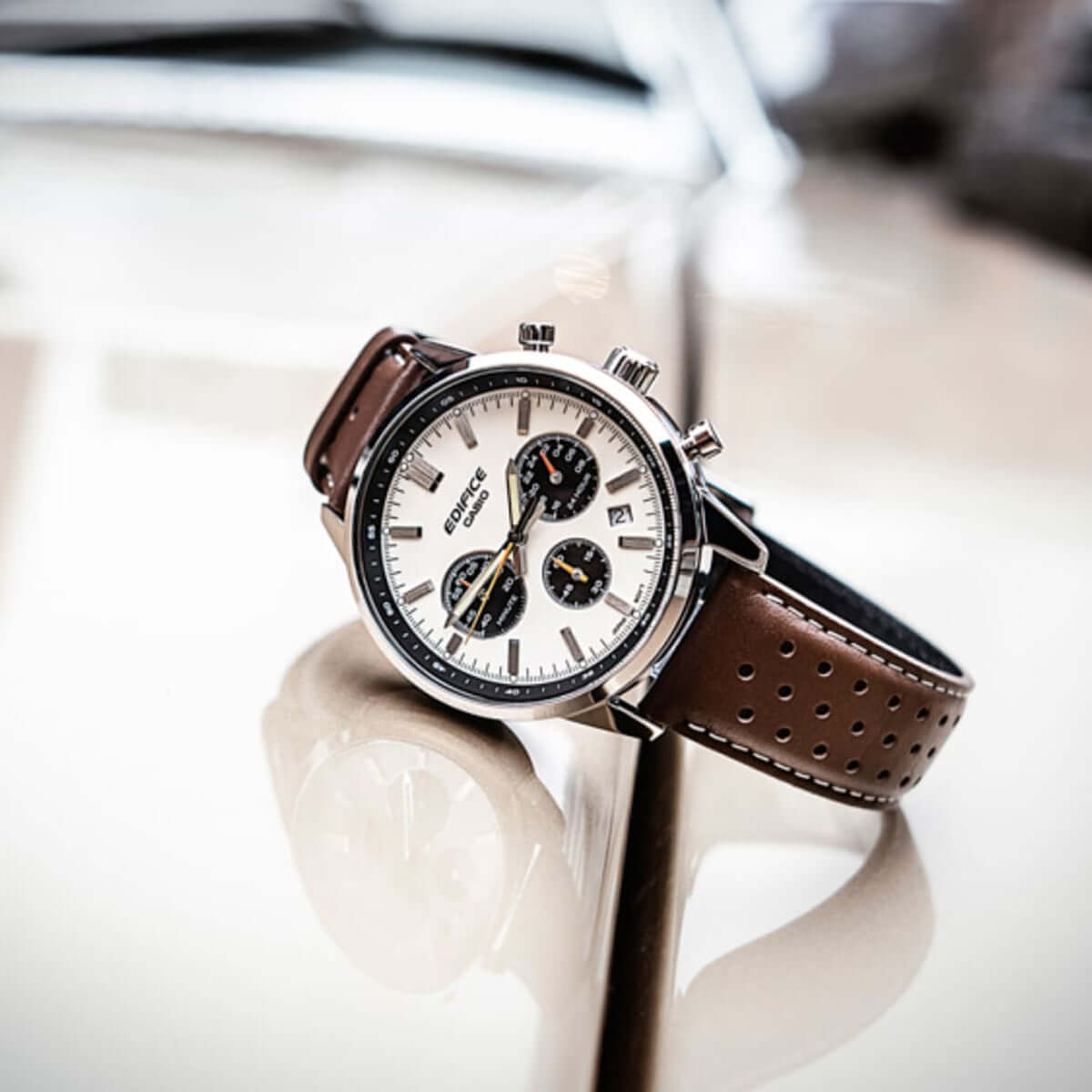 CASIO EDIFICE Mod. STANDARD CHRONOGRAPH - CHAMPAGNE