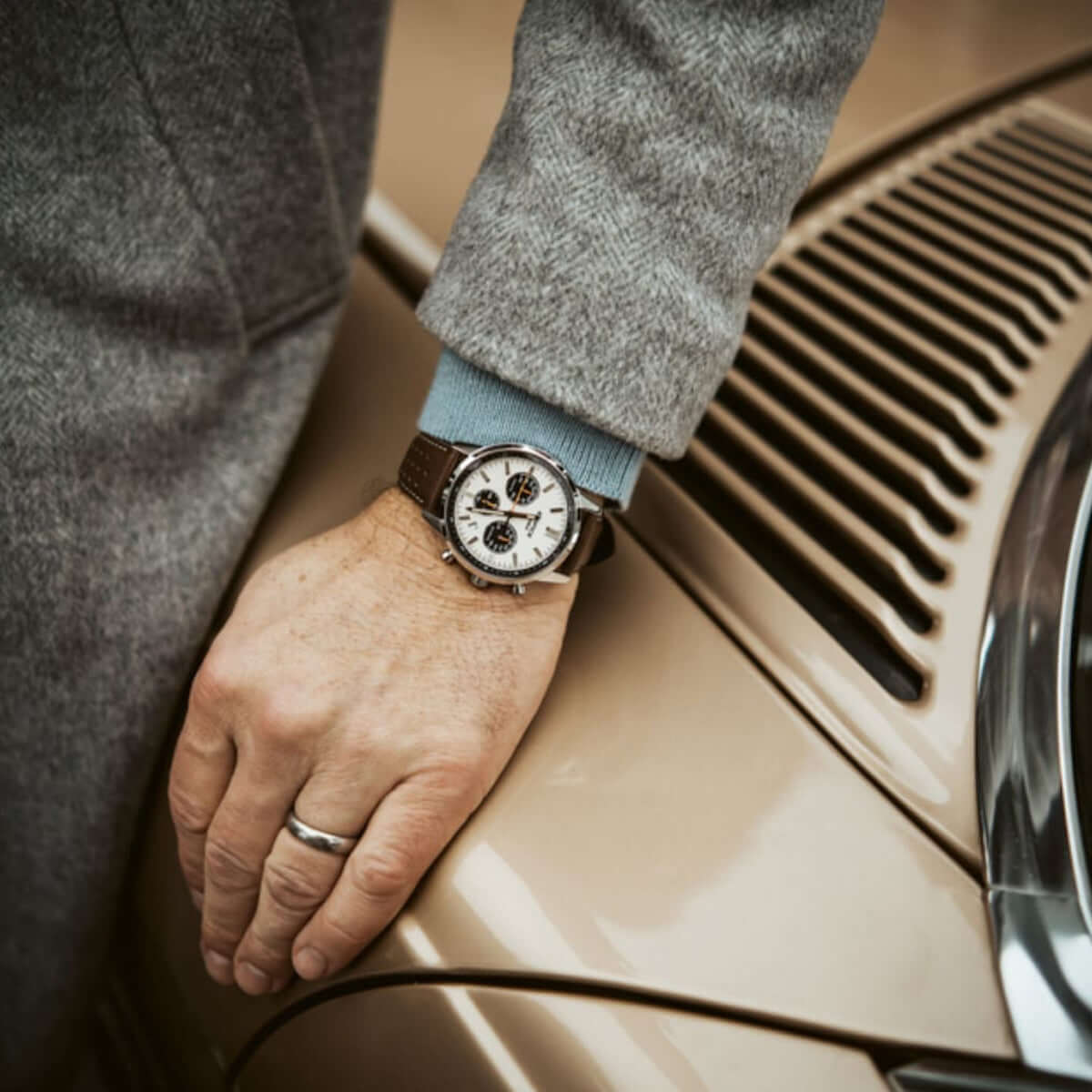 CASIO EDIFICE Mod. STANDARD CHRONOGRAPH - CHAMPAGNE