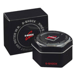 Official packaging of CASIO G-SHOCK Mod. OAK Black wristwatch, featuring black box and protective case for durability.