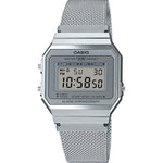 CASIO VINTAGE Mod. ICONIC SLIM DESIGN - SILVER MESH WATCHES