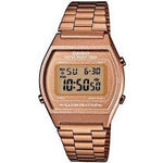 CASIO VINTAGE Mod. ILLUMINATOR - COPPER wristwatch, unisex, 5 ATM water-resistant, resin case, metal strap, quartz movement, multifunction
