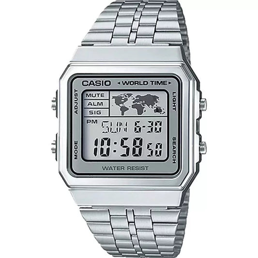 CASIO VINTAGE Mod. World Time - Silver WATCHES