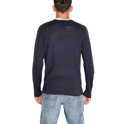 Calvin Klein Blue Recycled Wool Sweatshirt Calvin Klein