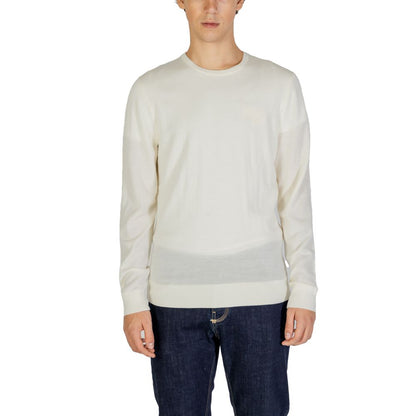 Calvin Klein Cream Recycled Wool Sweatshirt Calvin Klein