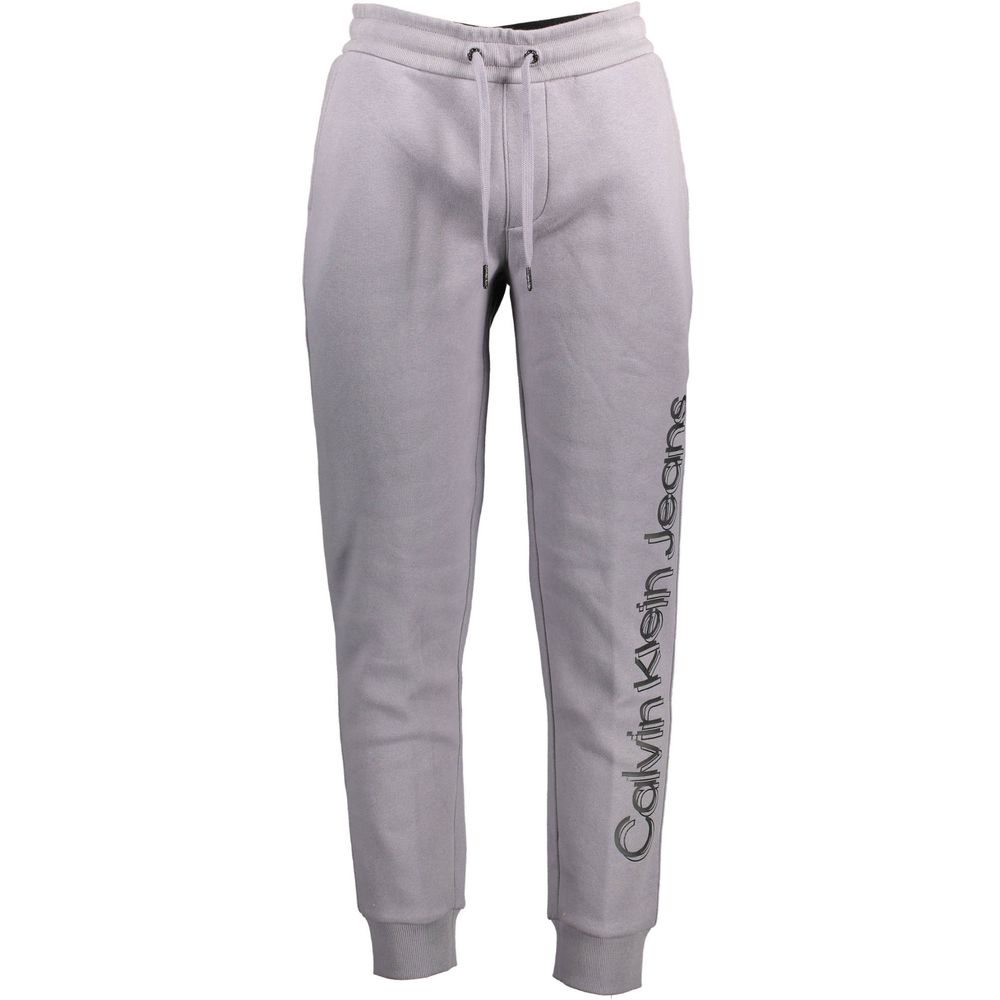 Calvin Klein Gray Cotton Men's Sweatpants Calvin Klein