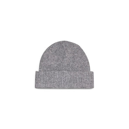 Calvin Klein Gray Marabou Cap (Baseball Hat) Calvin Klein
