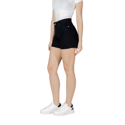 Calvin Klein Jeans Black Cotton Shorts Calvin Klein Jeans