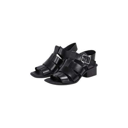 Calvin Klein Jeans Black Polyester Flat Sandals Calvin Klein Jeans