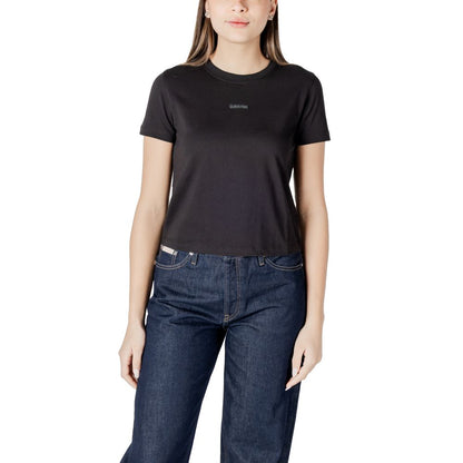 Calvin Klein Jeans Black Recycled Cotton Sportswear Calvin Klein Jeans
