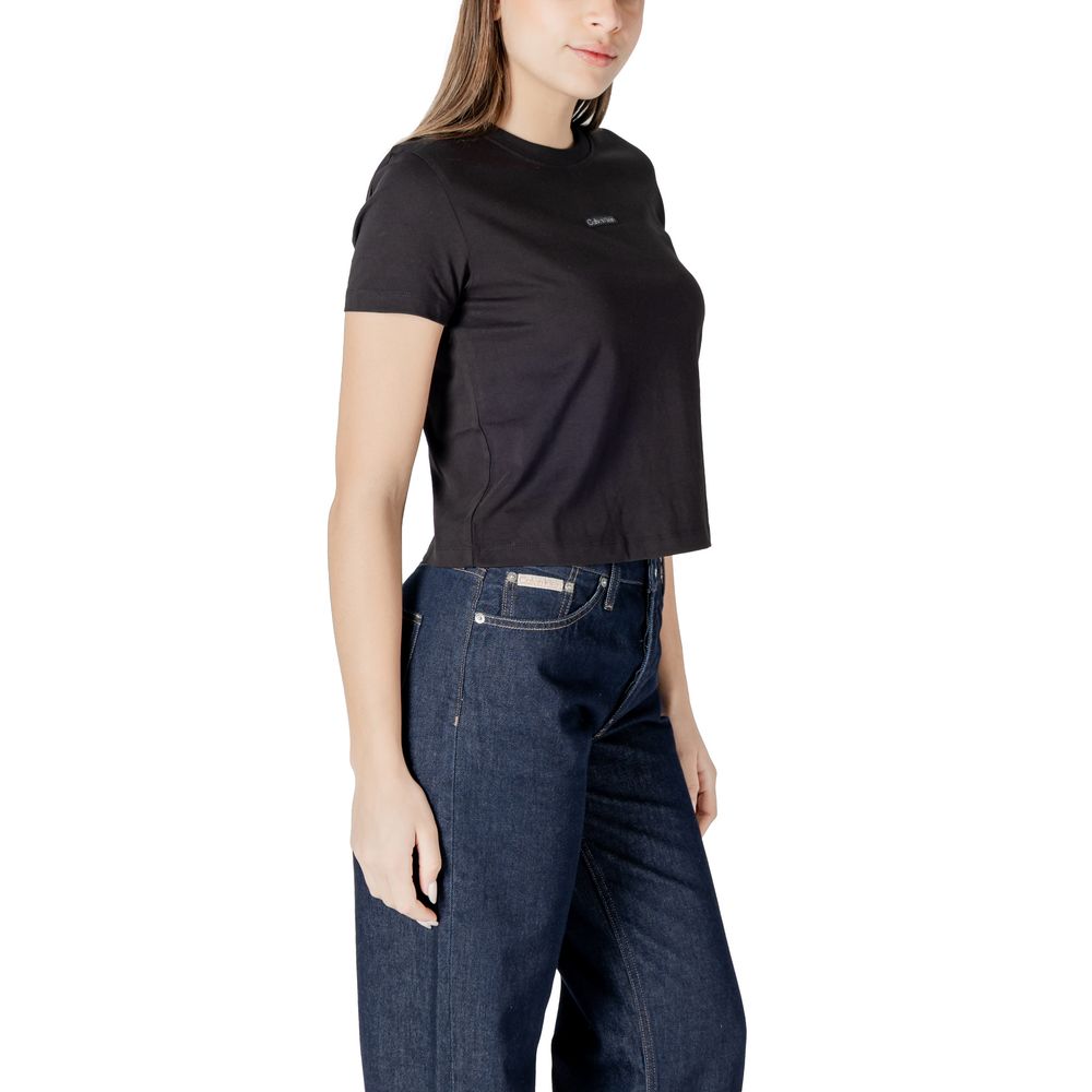 Calvin Klein Jeans Black Recycled Cotton Sportswear Calvin Klein Jeans