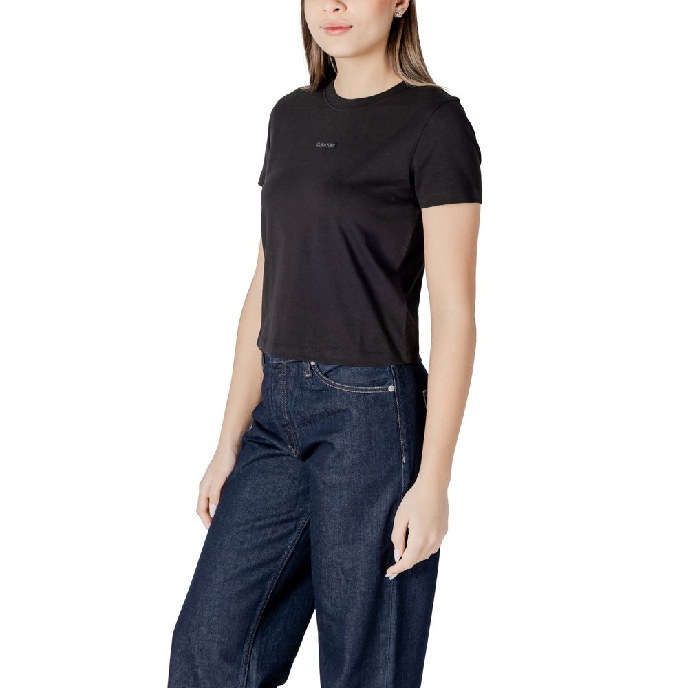 Calvin Klein Jeans Black Recycled Cotton Sportswear Calvin Klein Jeans