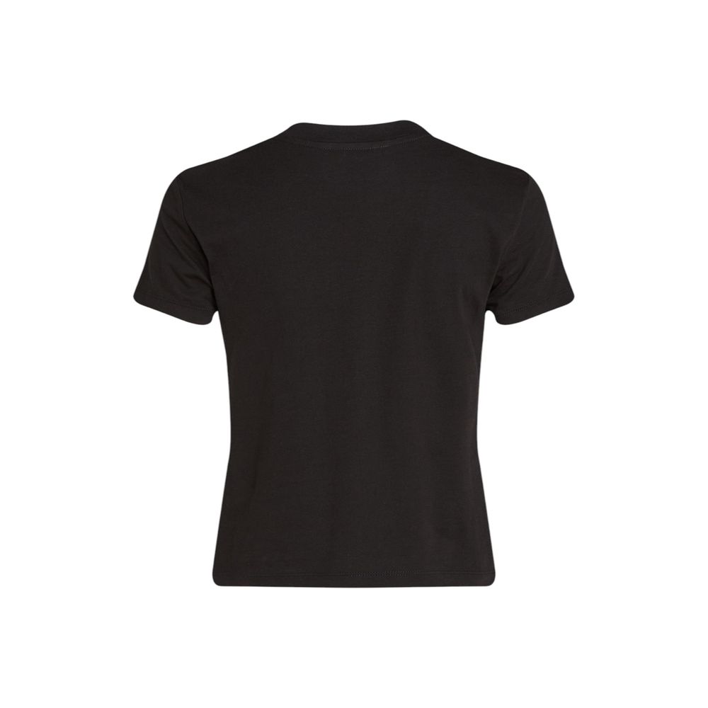 Calvin Klein Jeans Black Recycled Cotton T-Shirt Calvin Klein Jeans