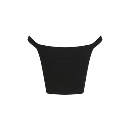 Calvin Klein Jeans Black Viscose Top Calvin Klein Jeans