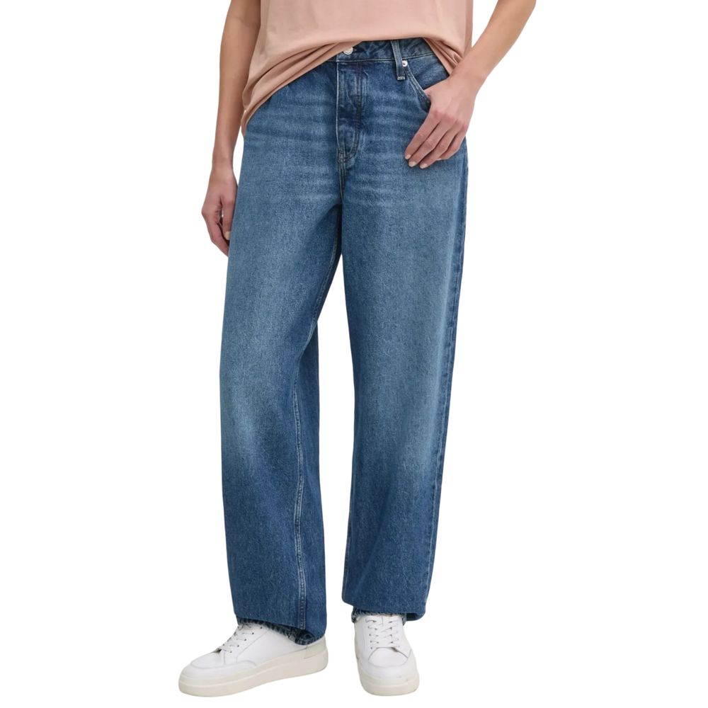 Calvin Klein Jeans Blue Cotton Mom Jeans Calvin Klein Jeans