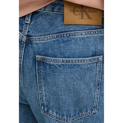 Calvin Klein Jeans Blue Cotton Mom Jeans Calvin Klein Jeans