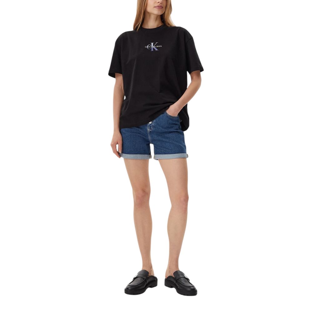 Calvin Klein Jeans Blue Cotton Shorts Calvin Klein Jeans