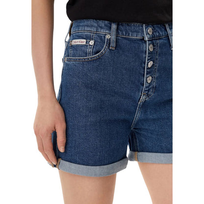 Calvin Klein Jeans Blue Cotton Shorts Calvin Klein Jeans