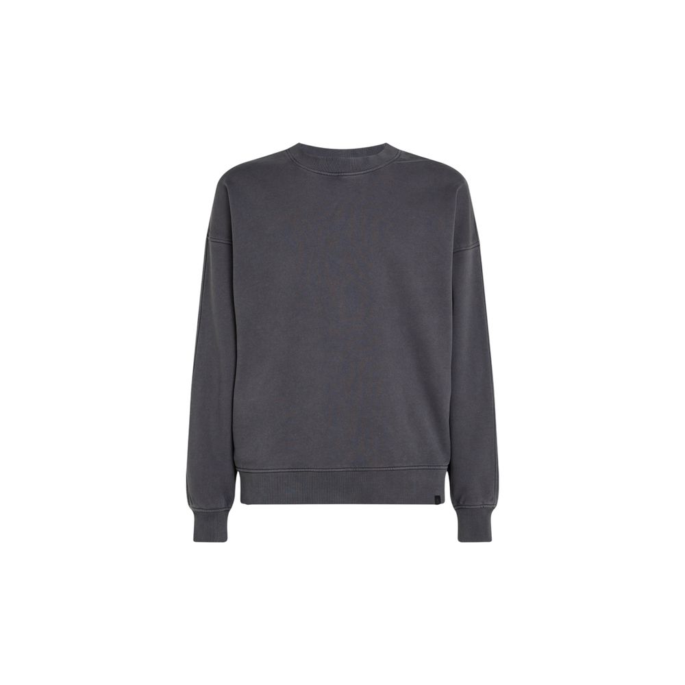 Calvin Klein Jeans Gray Cotton Sweatshirt Calvin Klein Jeans