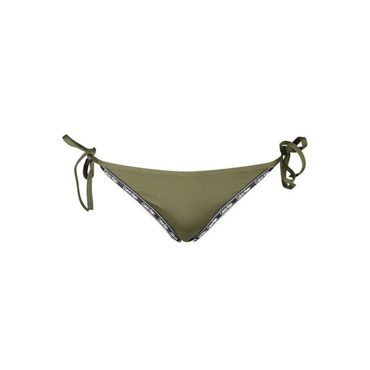 Calvin Klein Verde Polyester Woman Swim Brief 1728,67403481248,Calvin Klein,Clothing,Green,M,New with tags,S,Swim Briefs - Swimwear - Clothing,Swimwear - Clothing,Women,XL,XS
