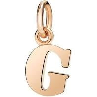 Unisex gold pendant, DODO Mod. DMB2010LETGL0009R, featuring a letter G design suitable for all occasions.