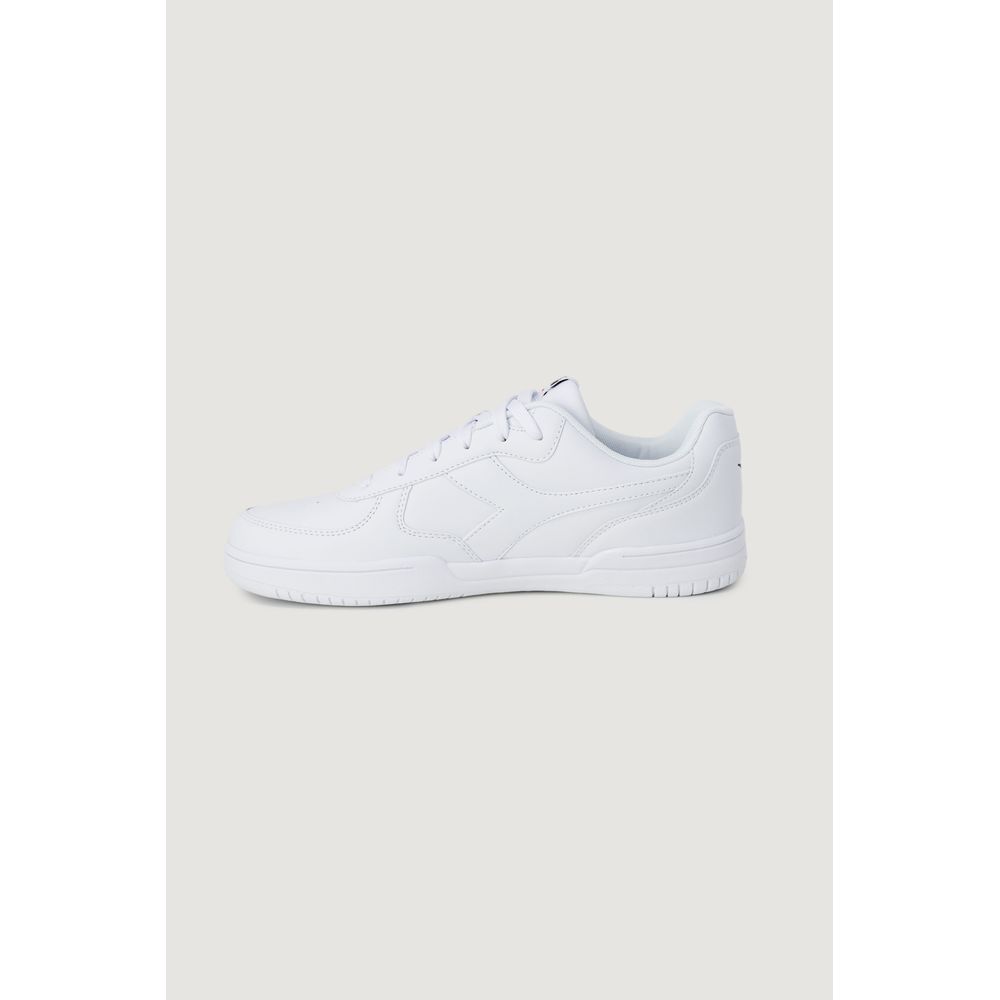 Diadora White Artificial Leather Low Top Sneakers