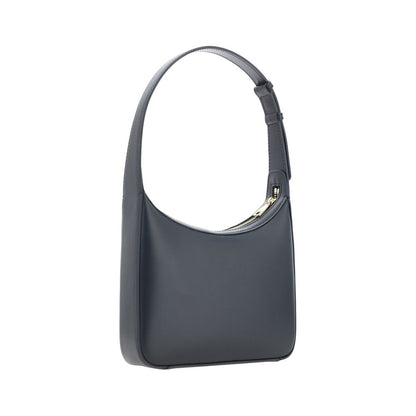Dolce & Gabbana Black Calf Leather Bos Taurus Shoulder Bag