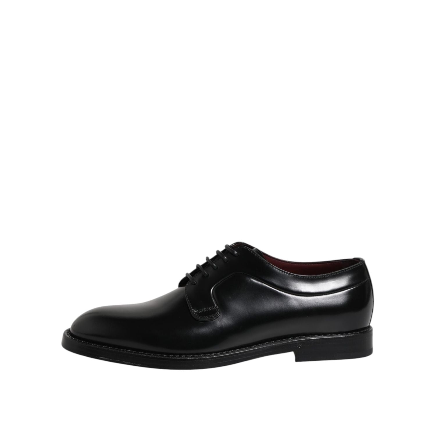 Dolce & Gabbana Black Calf Leather Lace Up Dress Derby Shoes